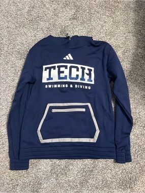 adidas Navy Blue TECH Swimming & Diving Hoodie